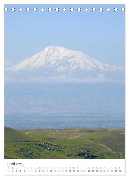 Produktbild: Armenien KULT.P - Kultur - Kl&ouml;ster - Landschaften - Seidenstra&szlig;e (Tischkalender 2026 DIN A5 hoch), CALVENDO Monatskalender