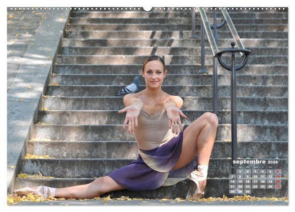 Produktbild: Des danseurs dans la ville 3 L'Oeil et le Mouvement (Calendrier mural 2026 DIN A2 vertical) calendrier de bureau