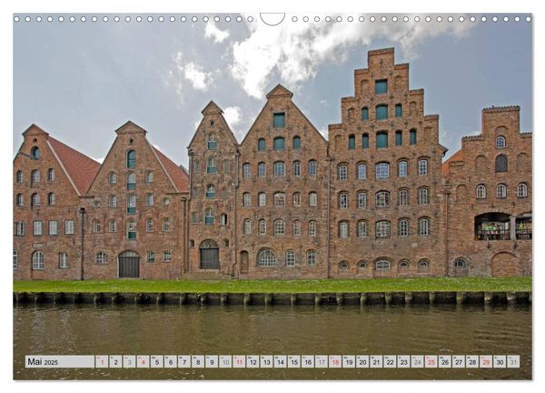 Produktbild: Hansestadt L&uuml;beck (Wandkalender 2025 DIN A3 quer), CALVENDO Monatskalender