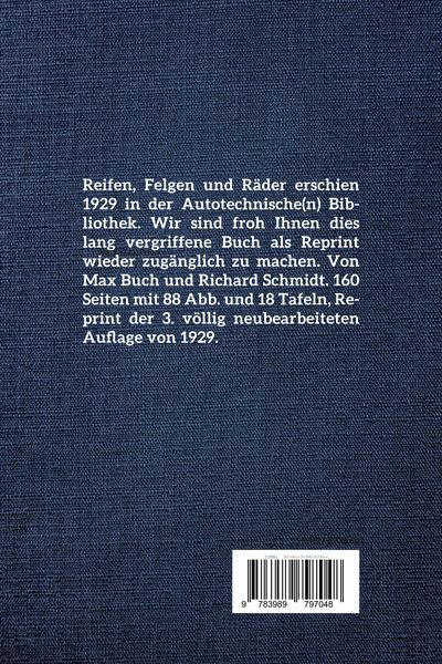 Produktbild: Neue Autotechnische Bibliothek / Reifen, Felgen und R&auml;der