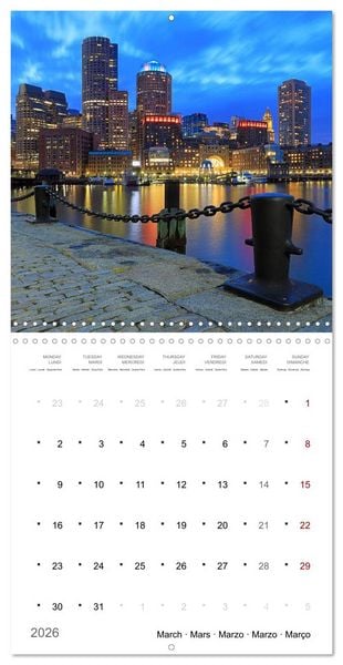 Produktbild: New England - from Rhode Island to Maine (Wall Calendar 2026 12 &times; 12 Inch) CALVENDO 12 Month Wall Calendar