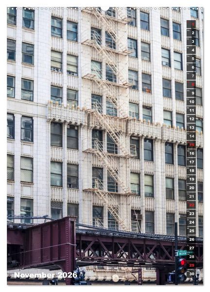Produktbild: CHICAGO Der Stadtkern (Wandkalender 2026 DIN A2 hoch), CALVENDO Monatskalender