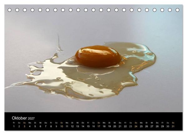 Produktbild: ei.ei.ei &ndash; Fotografische Gedanken zum Ei (Tischkalender 2027 DIN A5 quer), CALVENDO Monatskalender