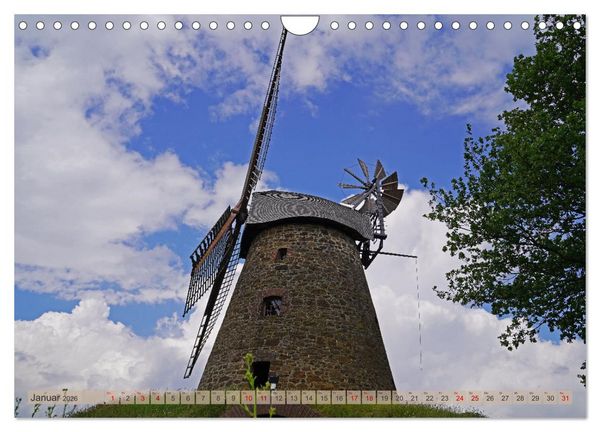 Produktbild: Faszination Wall-Holl&auml;nder Greftm&uuml;hle in Nordhemmern (Wandkalender 2026 DIN A4 quer), CALVENDO Monatskalender