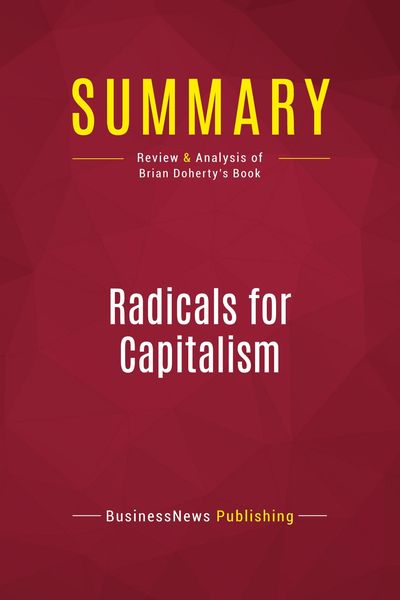 Produktbild: Summary: Radicals for Capitalism