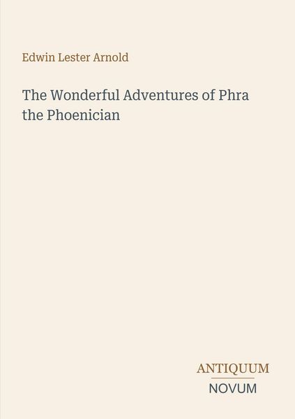 Produktbild: The Wonderful Adventures of Phra the Phoenician