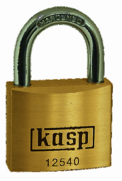 Produktbild: KASP K12530 Vorh&auml;ngeschloss 30mm verschieden schlie&szlig;end Goldgelb Schl&uuml;sselschloss