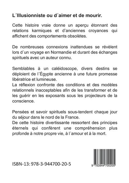 Produktbild: L'Illusionniste ou d'aimer et de mourir