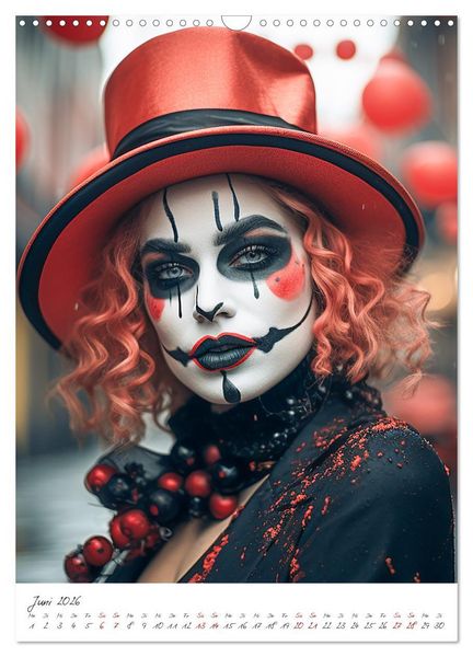Produktbild: Misses Clown (Wandkalender 2026 DIN A3 hoch), CALVENDO Monatskalender