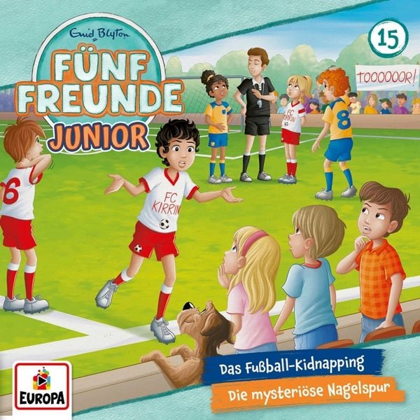 Fünf Freunde Junior 15: Das Fußball-Kidnapping / Die mysteriöse Nagelspur - Enid Blyton, CD, 0198029732726
