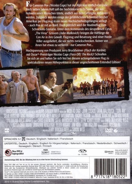 Produktbild: Con Air - Extended Edition