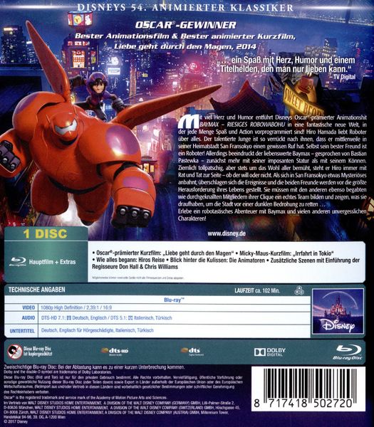 Produktbild: Baymax - Riesiges Robowabohu - Disney Classics