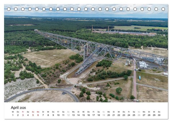 Produktbild: Die Lausitz - Region im Wandel (Tischkalender 2026 DIN A5 quer), CALVENDO Monatskalender