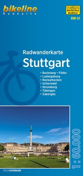 Produktbild: Radwanderkarte Stuttgart RW-S1