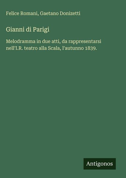 Produktbild: Gianni di Parigi