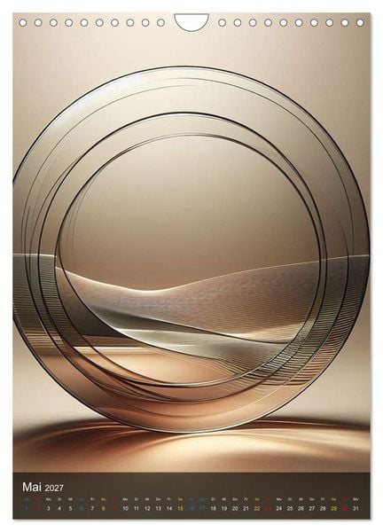 Produktbild: Geometrie der Natur &ndash; Formen, Muster, Strukturen (Wandkalender 2027 DIN A4 hoch), CALVENDO Monatskalender
