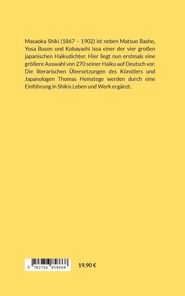 Produktbild: Masaoka Shiki: Ausgew&auml;hlte Haiku