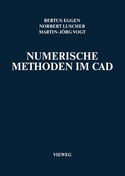 Produktbild: Numerische Methoden im CAD