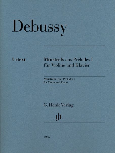 Produktbild: Claude Debussy - Minstrels aus Pr&eacute;ludes I f&uuml;r Violine und Klavier