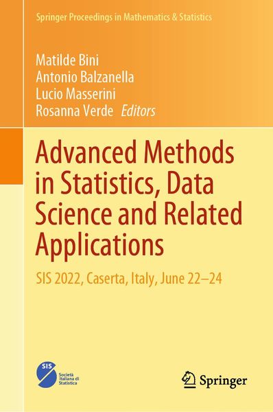 Produktbild: Advanced Methods in Statistics, Data Science and Related Applications