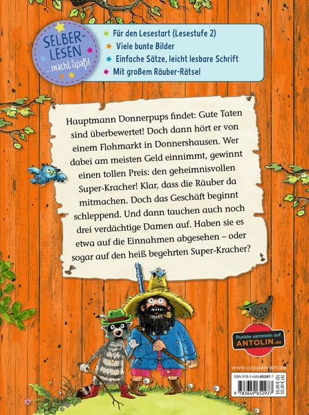 Produktbild: Der wilde R&auml;uber Donnerpups (Leseanf&auml;nger, Bd. 3)