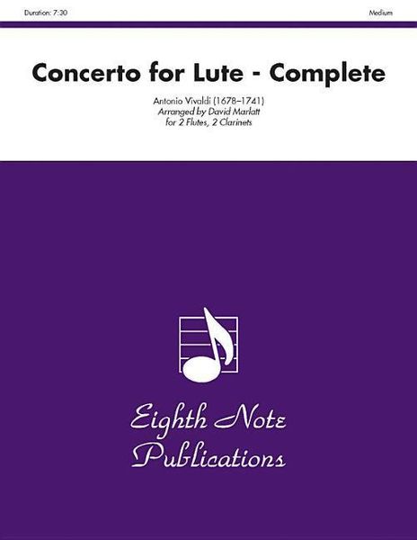 Produktbild: Vivaldi, A: Concerto for Lute (Complete)
