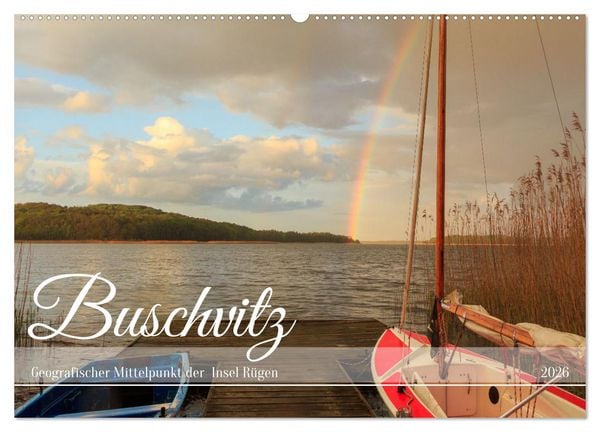 Produktbild: Buschvitz - Geografischer Mittelpunkt der Insel R&uuml;gen (Wandkalender 2026 DIN A2 quer), CALVENDO Monatskalender