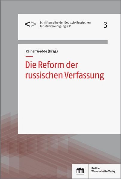 Produktbild: Die Reform der russischen Verfassung