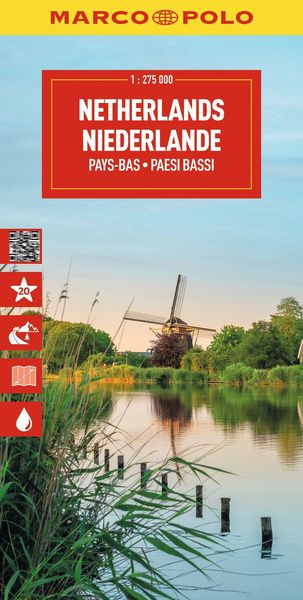 Produktbild: MARCO POLO Reisekarte Niederlande 1:275.000