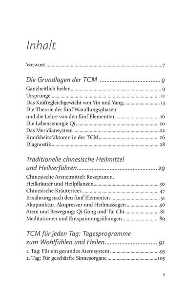Produktbild: TCM f&uuml;r jeden Tag. Entspannt und gesund durch die Woche