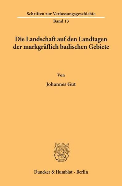 Die Landschaft auf den Landtagen der markgräflich badischen Gebiete.