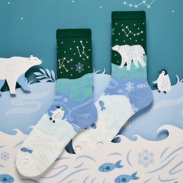 Produktbild: Socke "Winter Bear", Gr. 41-46