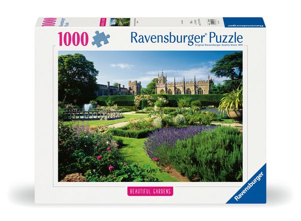 Produktbild: Erwachsenenpuzzle 1000 Teile - Queen's Garden, Sudeley Castle, England