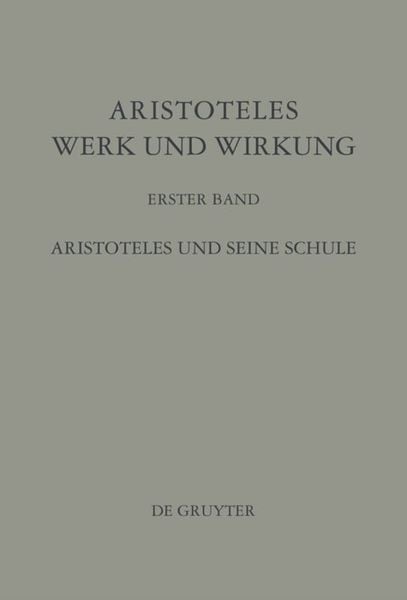 Produktbild: Aristoteles und seine Schule