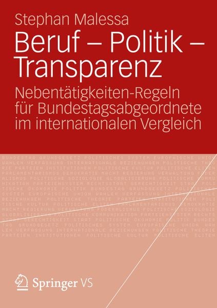 Produktbild: Beruf - Politik - Transparenz