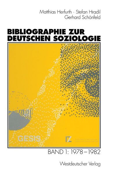 Produktbild: Bibliographie zur deutschen Soziologie