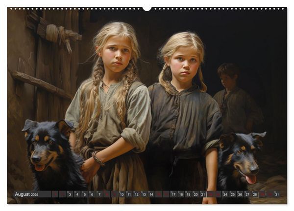 Produktbild: Das Leben damals im Norden (hochwertiger Premium Wandkalender 2026 DIN A2 quer), Kunstdruck in Hochglanz