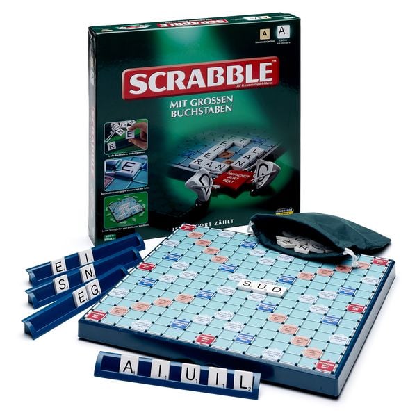 Produktbild: Scrabble mit gro&szlig;en Buchstaben