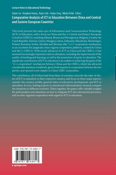 Produktbild: Comparative Analysis of ICT in Education Between China and Central and Eastern European Countries