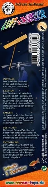 Produktbild: Corvus A600750 - Kids-at-Work, Luftzwirbler, Zwirbler/Propeller, Bambus