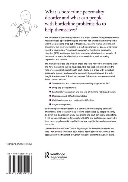 Produktbild: Managing Intense Emotions and Overcoming Self-Destructive Habits