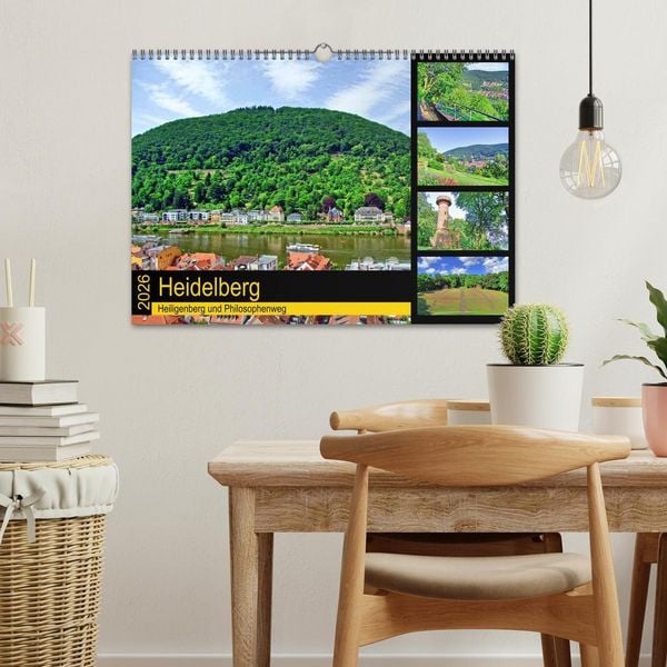 Produktbild: Heidelberg - Heiligenberg und Philosophenweg (Wandkalender 2026 DIN A3 quer), CALVENDO Monatskalender
