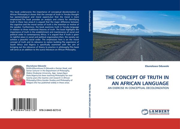 Produktbild: The Concept Of Truth in An African Language