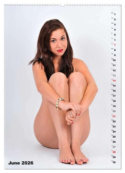 Produktbild: Seated naked beauties (High Quality Premium Wall Calendar 2026 DIN A2 portrait),CALVENDO 12 Month Wall Calendar