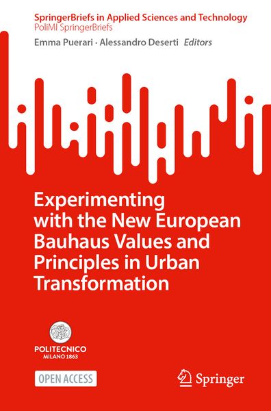 Produktbild: Experimenting with the New European Bauhaus Values and Principles in Urban Transformation