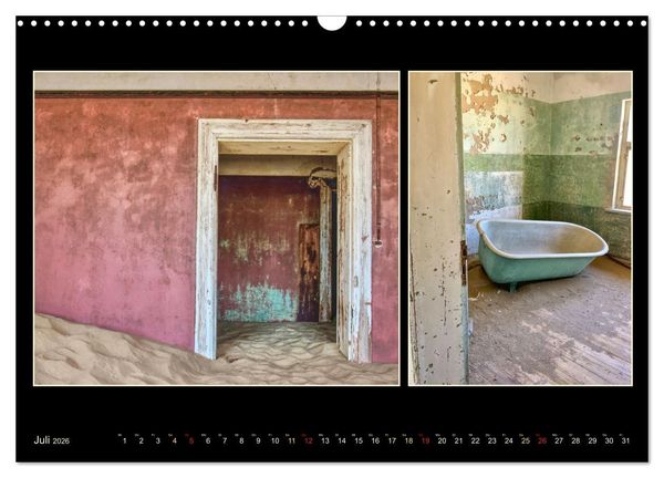 Produktbild: Geisterstadt Kolmannskuppe (Wandkalender 2026 DIN A3 quer), CALVENDO Monatskalender