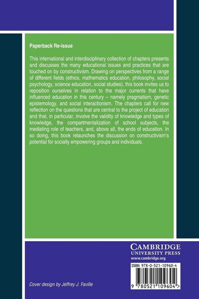 Produktbild: Constructivism and Education
