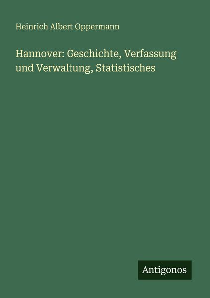 Produktbild: Hannover: Geschichte, Verfassung und Verwaltung, Statistisches