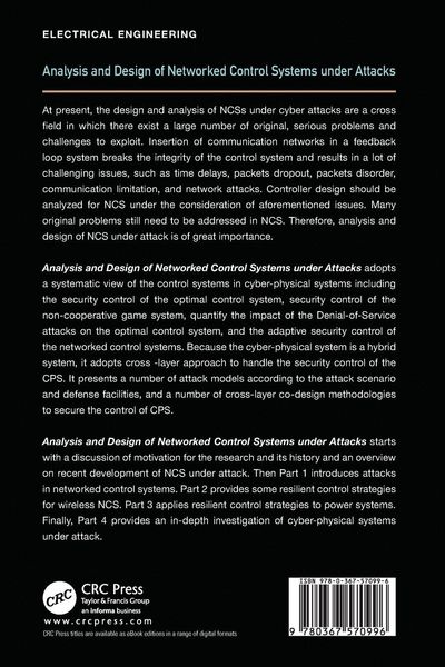 Produktbild: Analysis and Design of Networked Control Systems under Attacks