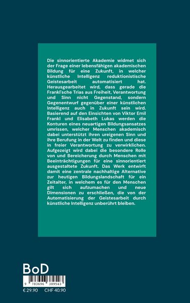 Produktbild: Die sinnorientierte Akademie